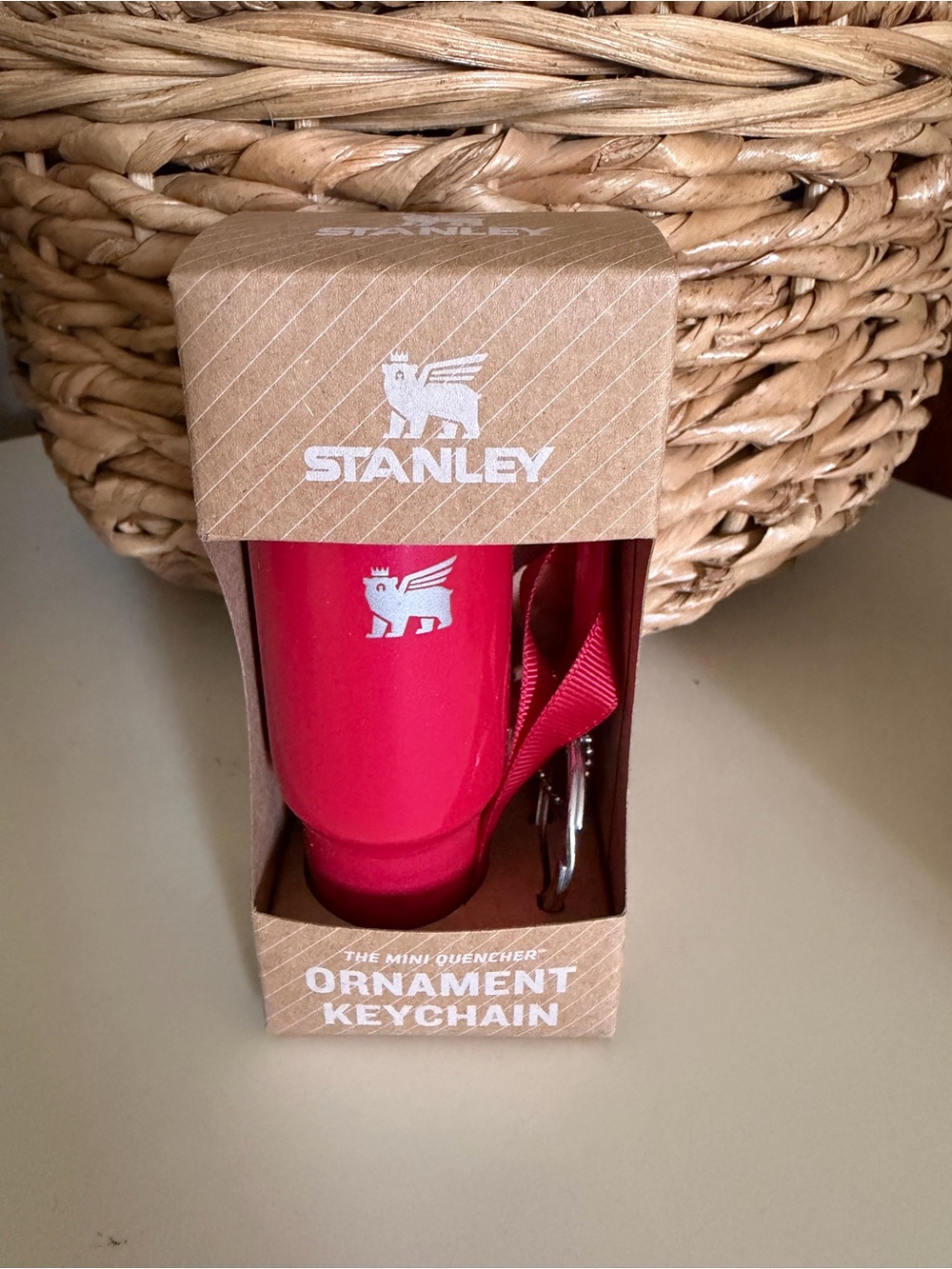 Mini Stanley Mug Keychain Ornament Charm RED DELICIOUS  New in Box